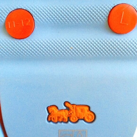 Coach Signature Monogram Bold Pink Zak Flip Flops Slippers Women Size US 11 - Picture 14 of 17